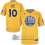 Camiseta Navidad Warriors Lee 2013 Amarillo