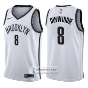 Camiseta Nets Spencer Dinwiddie Association 2017-18 Blanco