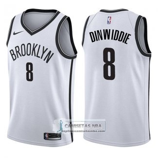 Camiseta Nets Spencer Dinwiddie Association 2017-18 Blanco