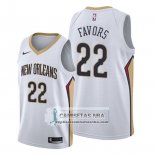 Camiseta New Orleans Pelicans Derrick Favors Association Blanco