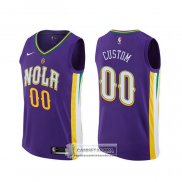 Camiseta New Orleans Pelicans Personalizada Ciudad Violeta