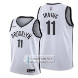 Camiseta Nino Brooklyn Nets Kyrie Irving Association 2019 Blanco