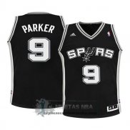 Camiseta Nino Spurs Parker 2016 Negro