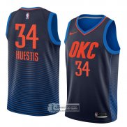 Camiseta Oklahoma City Thunder Josh Huestis Statement 2018 Azul