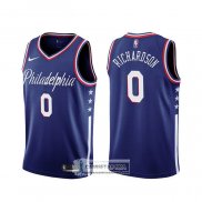 Camiseta Philadelphia 76ers Josh Richardson Ciudad 2019-20 Azul