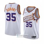 Camiseta Phoenix Suns Kevin Durant NO 35 Association 2023-24 Blanco