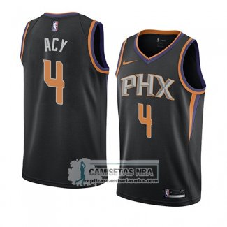 Camiseta Phoenix Suns Quincy Acy Statement 2018 Negro