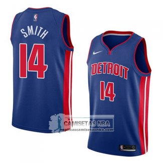 Camiseta Pistons Ish Smith Icon 2018 Azul