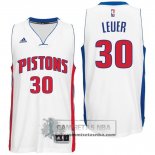 Camiseta Pistons Leuer Blanco