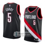 Camiseta Portland Trail Blazers Seth Curry Icon 2018 Negro