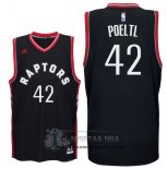 Camiseta Raptors Poeltl Negro