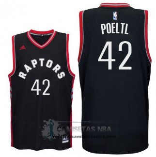 Camiseta Raptors Poeltl Negro