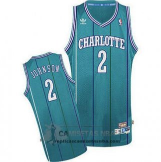 Camiseta Retro Hornets Johnson Verde