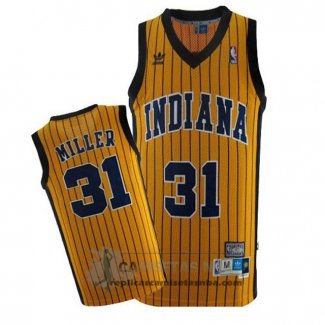 Camiseta Retro Pacers Miller Amarillo