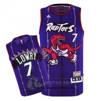 Camiseta Retro Raptors Lowry Purpura