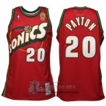 Camiseta Retro Supersonics Payton Rojo