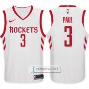 Camiseta Rockets Chris Paul 2017-18 Blanco
