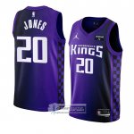 Camiseta Sacramento Kings Colby Jones NO 20 Statement 2023-24 Violeta