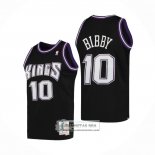 Camiseta Sacramento Kings Mike Bibby Mitchell & Ness 2001-02 Negro