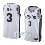 Camiseta Spurs Brandon Paul Association 2018 Blanco