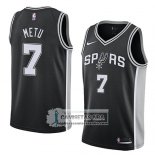 Camiseta Spurs Chimezie Metu Icon 2018 Negro