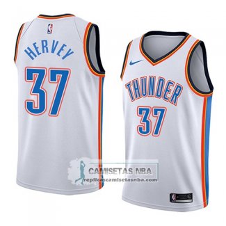 Camiseta Thunder Kevin Hervey Association 2018 Blanco