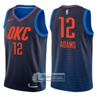 Camiseta Thunder Steven Adams Statement 2017-18 Azul