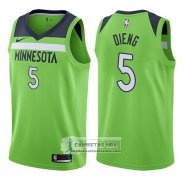 Camiseta Timberwolves Gorgui Dieng Statement 2017-18 Verde