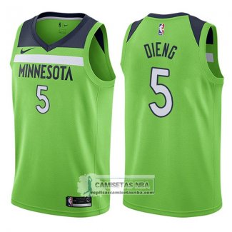 Camiseta Timberwolves Gorgui Dieng Statement 2017-18 Verde