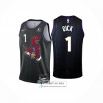 Camiseta Toronto Raptors Gradey Dick NO 1 Ciudad 2024-25 Negro