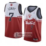 Camiseta Toronto Raptors Kyle Lowry Ciudad 2019-20 Rojo