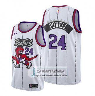 Camiseta Toronto Raptors Norman Powell Classic Edition 2019-20 Blanco