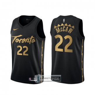 Camiseta Toronto Raptors Patrick Mccaw Ciudad 2019-20 Negro
