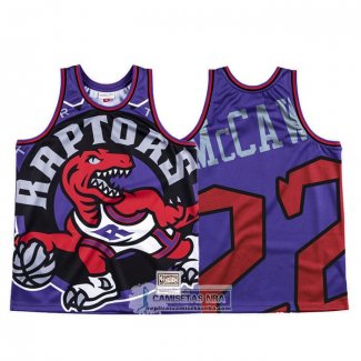 Camiseta Toronto Raptors Patrick Mccaw Mitchell & Ness Big Face Violeta