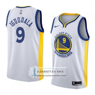 Camiseta Warriors Andre Iguodala Association 2018 Blanco