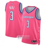 Camiseta Washington Wizards Bradley Beal NO 3 Ciudad 2022-23 Rosa