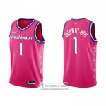 Camiseta Washington Wizards Kentavious Caldwell-Pope NO 1 Ciudad 2022-23 Rosa