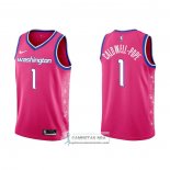 Camiseta Washington Wizards Kentavious Caldwell-Pope NO 1 Ciudad 2022-23 Rosa