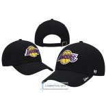 Gorra Los Angeles Lakers Mujer '47 Miata Clean Up Negro