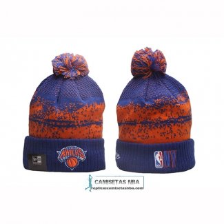 Gorro Beanie New York Knicks Azul Naranja