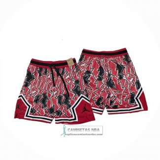 Pantalone Jordan Just Don Rojo Negro