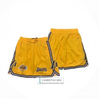 Pantalone Los Angeles Lakers Just Don Amarillo1
