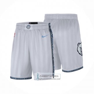 Pantalone Memphis Grizzlies Ciudad 2025-26 Blanco
