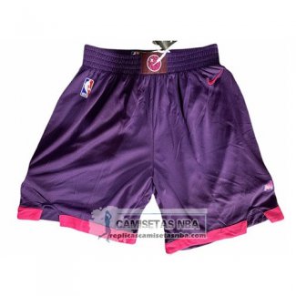 Pantalone Minnesota Timberwolves Ciudad 2019 Violeta