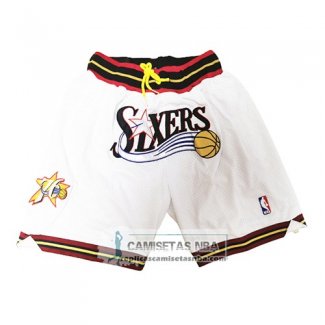 Pantalone Philadelphia 76ers Just Don Blanco