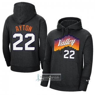 Sudaderas con Capucha Phoenix Suns Deandre Ayton Negro