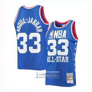 Camiseta All Star 1985 Kareem Abdul-Jabbar Azul