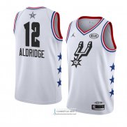 Camiseta All Star 2019 San Antonio Spurs Lamarcus Aldridge Blanc