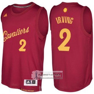 Camiseta Autentico Navidad Cavaliers Irving 2016-17 Rojo