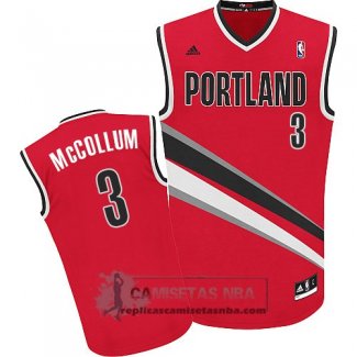 Camiseta Blazers Mccollum Rojo